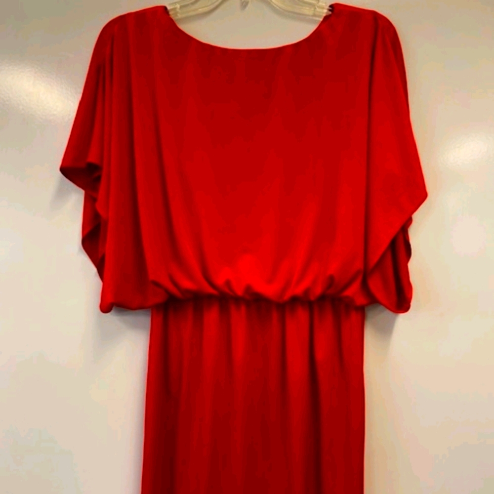 Cold Water Creek Red Dress Size 6